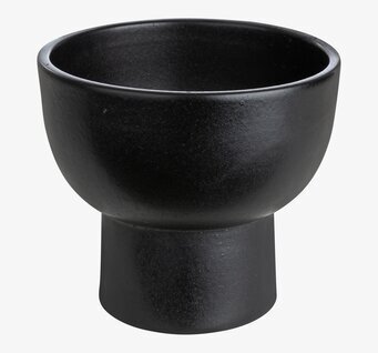 Skål Stengods Svart från Ernst på en neutral bakgrund