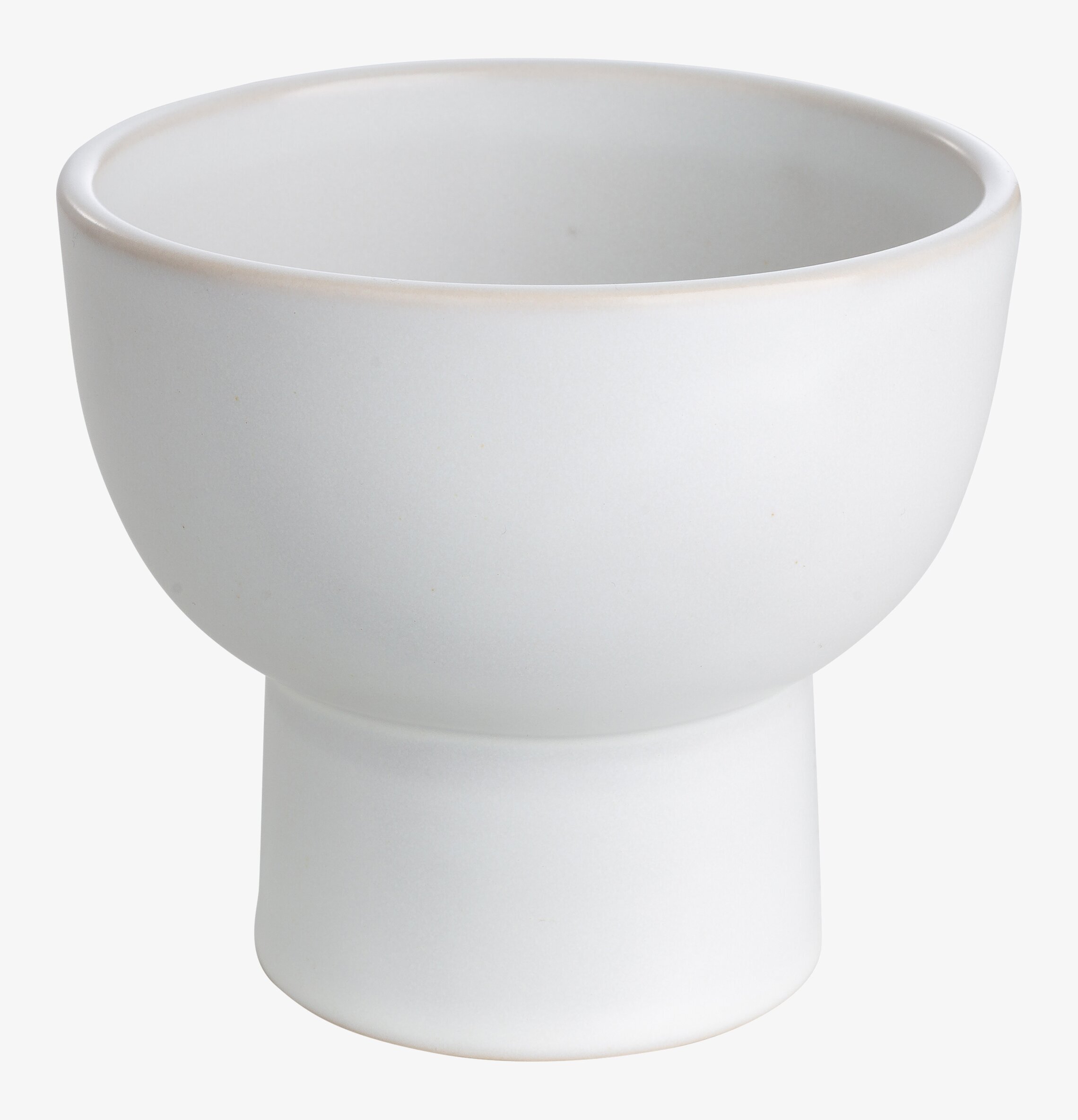 Skål Stengods Vit Sand från Ernst i vit och sandfärgad ton