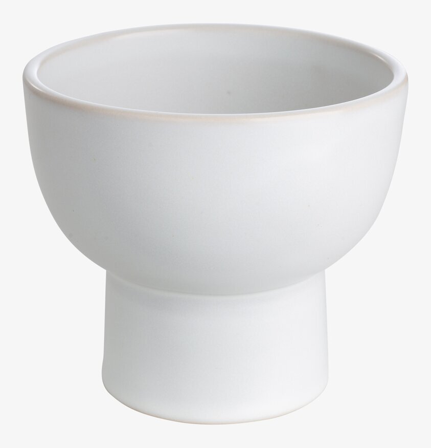 Skål Stengods Vit Sand från Ernst i vit och sandfärgad ton