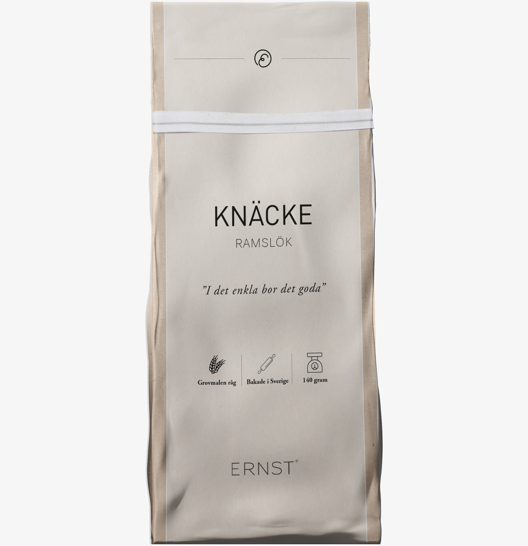 Knäcke Med Smak Av Ramslök från Ernst, i papperspåse