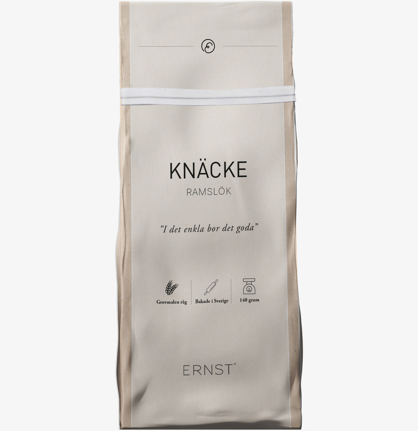 Knäcke Med Smak Av Ramslök från Ernst, i papperspåse