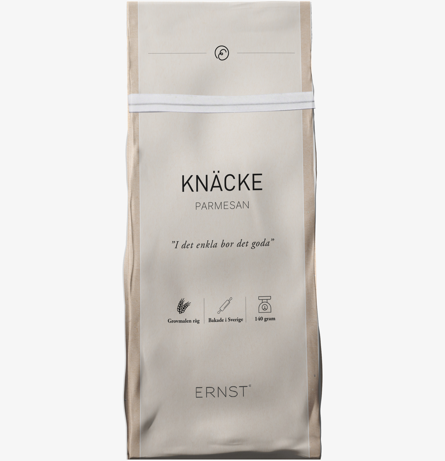 Knäcke Med Smak Av Parmesan från Ernst i elegant förpackning