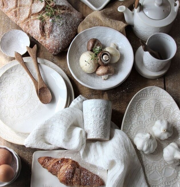 Glögg/Minimugg Happiness från Majas Cottage på rustikt bord