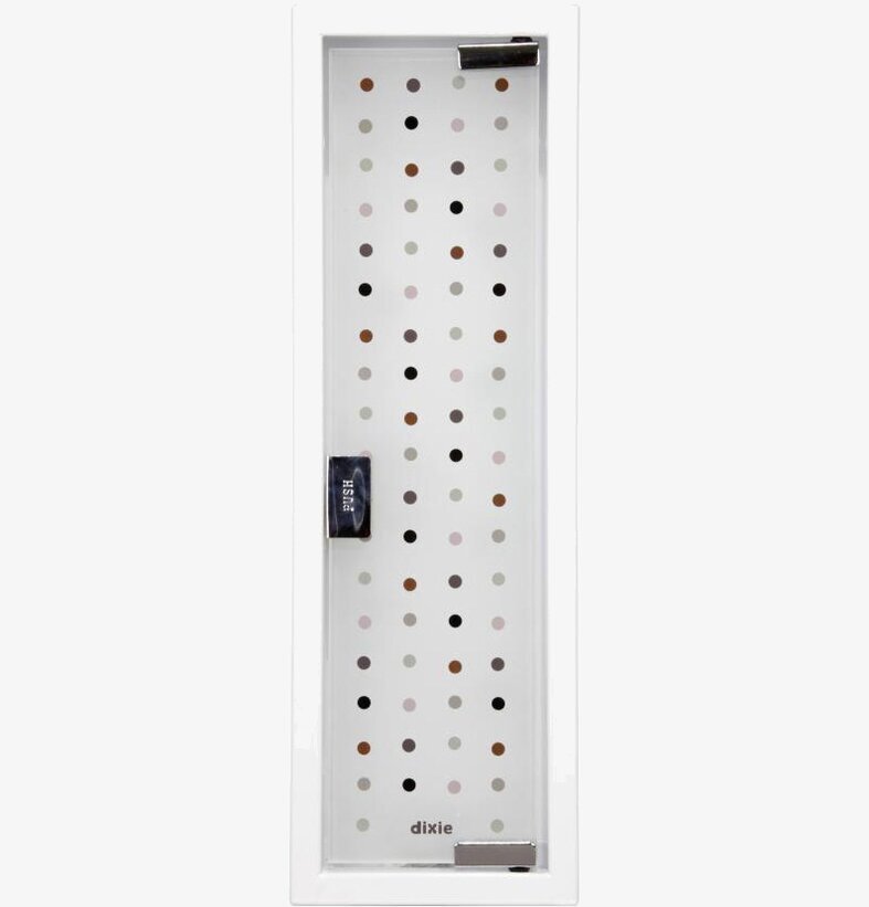 Nyckelskåp Prickig Vit från Dixie med färgglada prickar