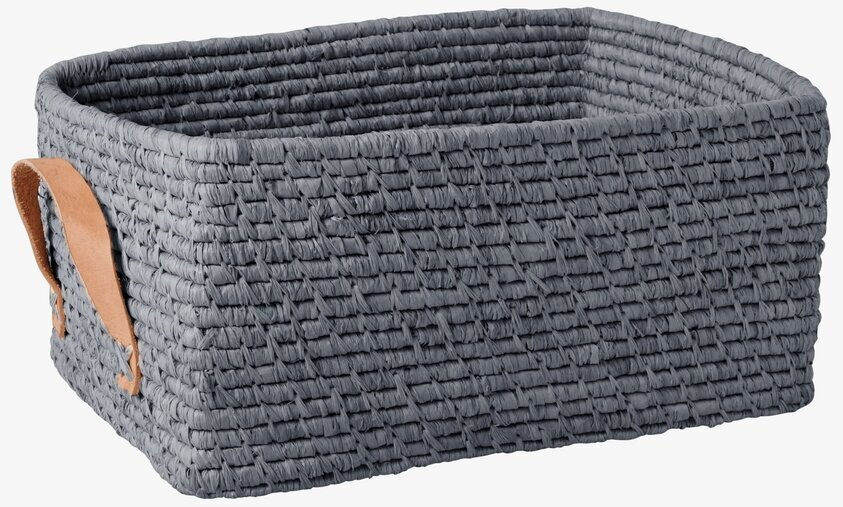 Raffiakorg Blå från Rice - stilren och praktisk förvaring