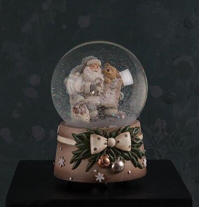 Snöglob Speldosa Medium från Multi Agentur med julscen