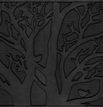 Dörrmatta Grenverk från Dixie med grenmönster och fåglar