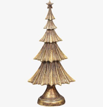 Julgran Antik Guld M från Chic Antique med antik guldfinish