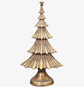 Julgran Antik Guld L från Chic Antique med vintagekänsla