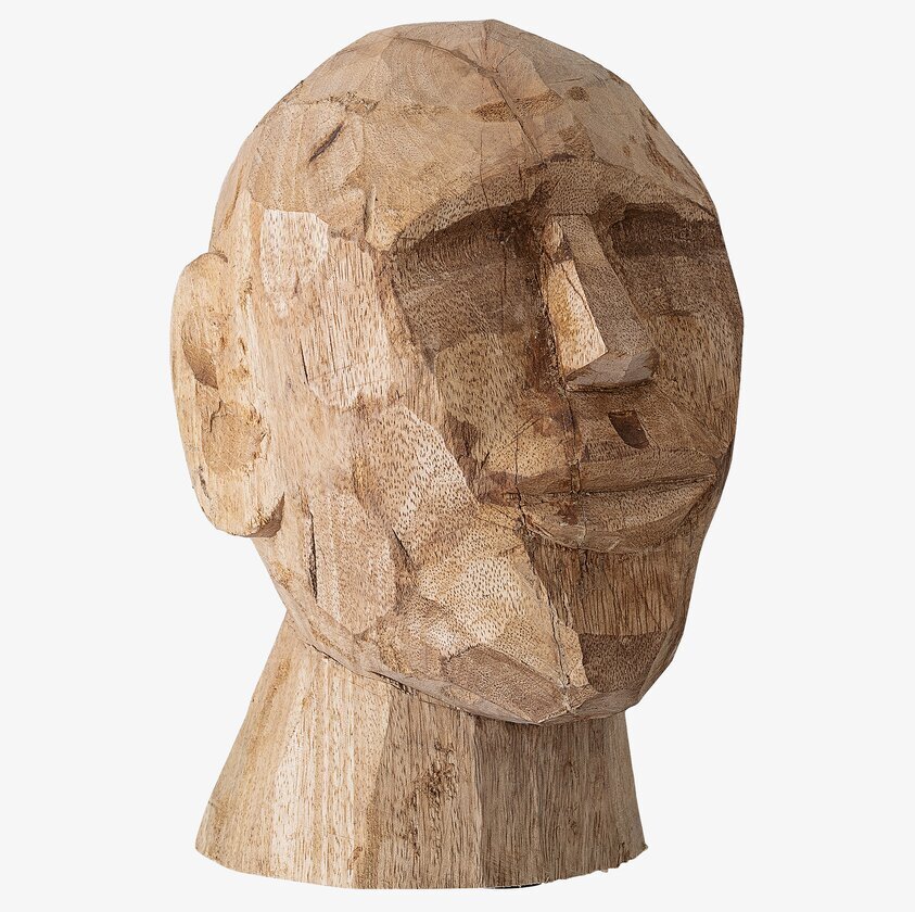 Deko Face Brown Mango från Bloomingville i mangoträ