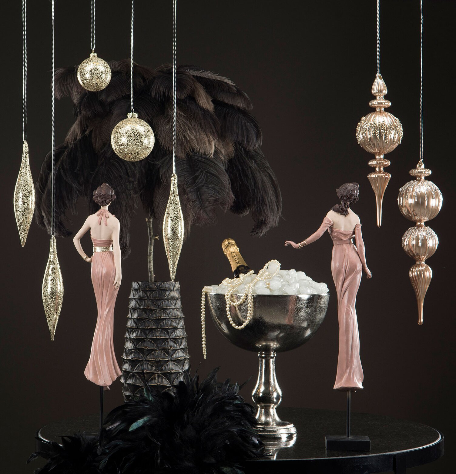 Glas Spira Barock från A Lot Decoration i elegant miljö