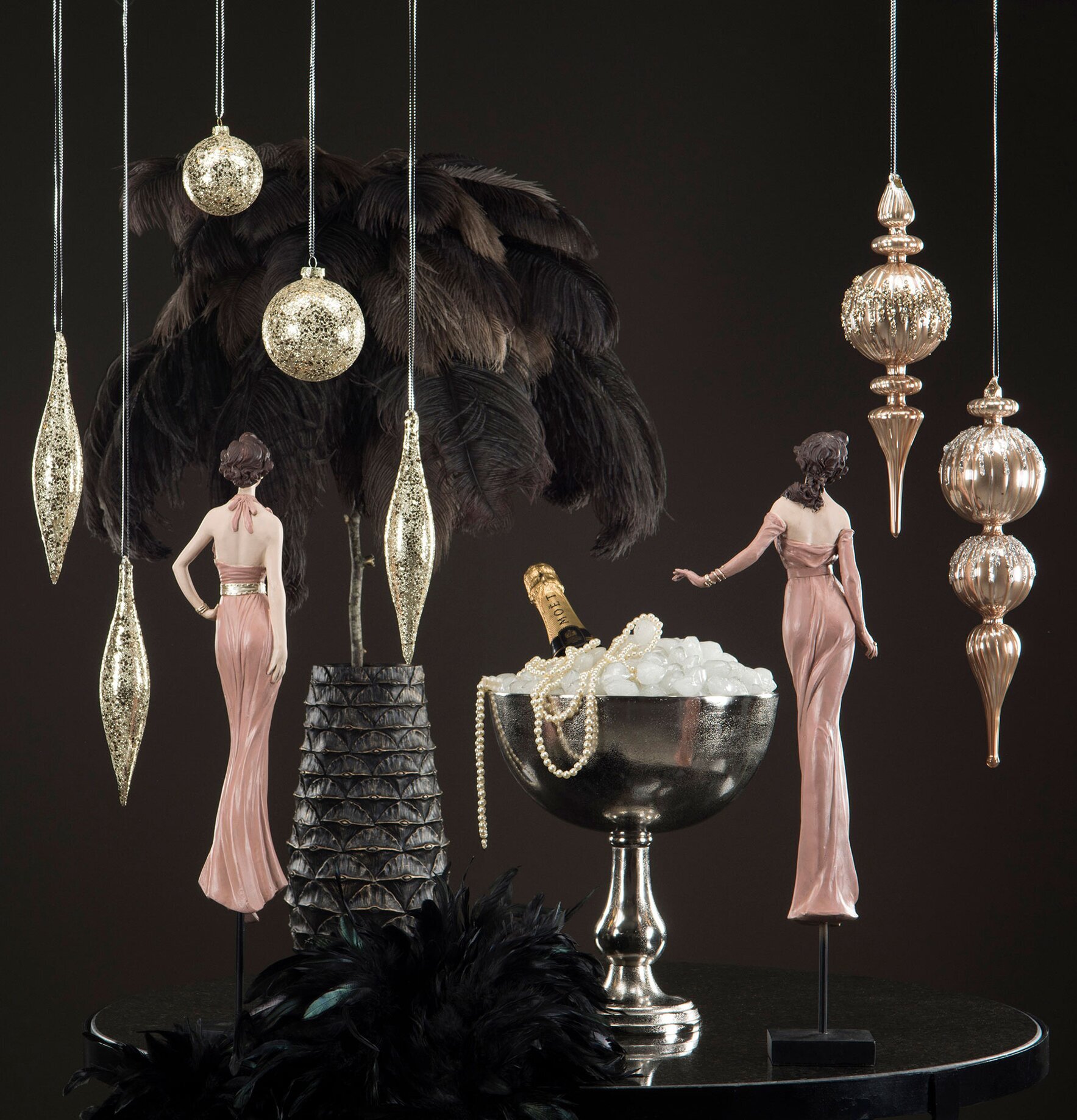 Glas Spira Barock från A Lot Decoration med eleganta detaljer
