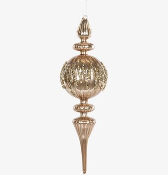 Glas Spira Barock från A Lot Decoration, gyllene julprydnad