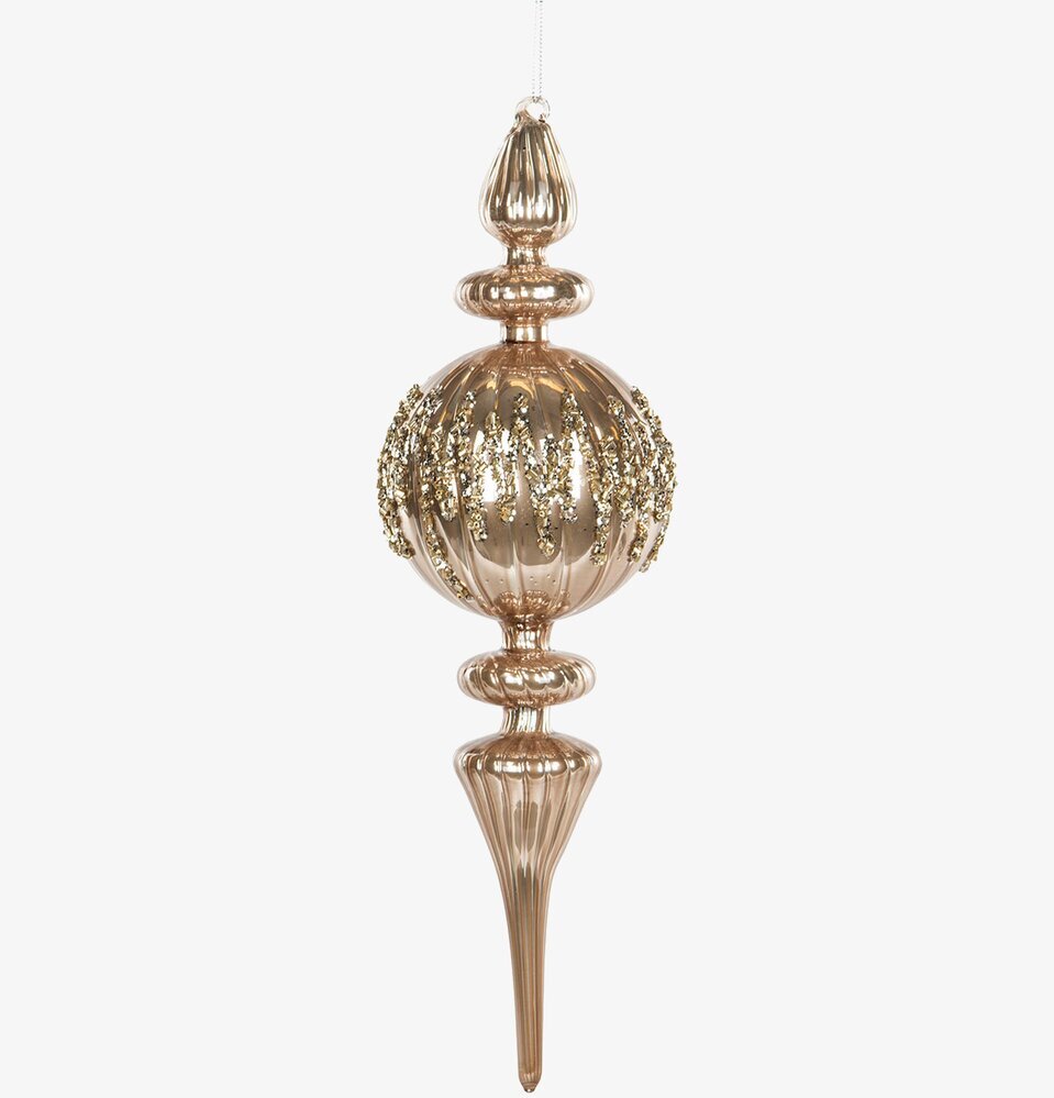 Glas Spira Barock från A Lot Decoration, gyllene julprydnad