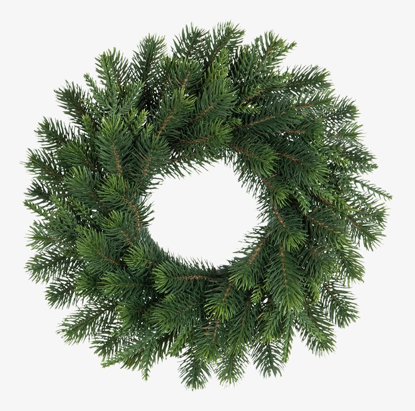 Krans Gran Mörkgrön från A Lot Decoration på neutral bakgrund