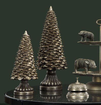 A Lot Decoration Gran Poly Brun/Cham M på dekorativt bord