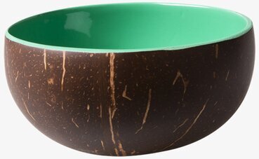 Coconut Lackerad Skål Grön från Rice med grön insida
