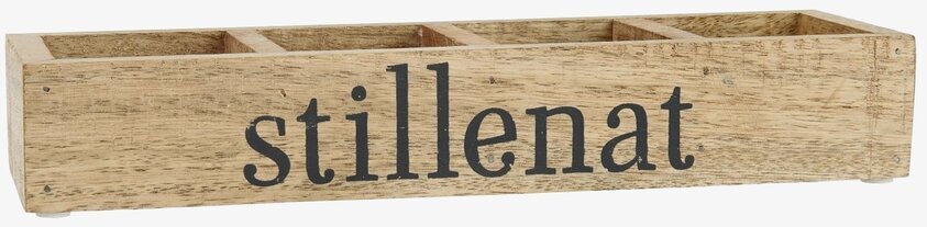 Trälåda Stillenat från IB Laursen med fyra praktiska fack