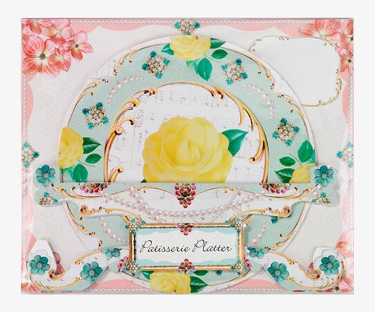 Tårtfat Pastries & Pearls från Talking Tables med blommönster