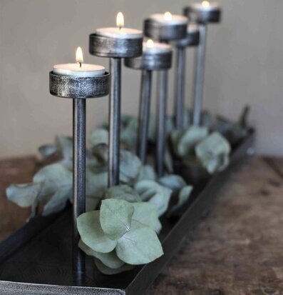 Ljushållare Cozy Antik Silver från Majas Cottage på träyta