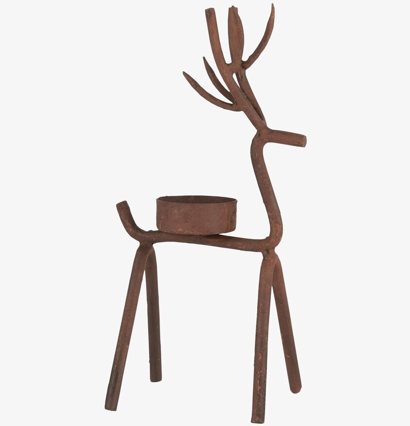 Ljusstake Värmeljus Ren Rost från IB Laursen i metall