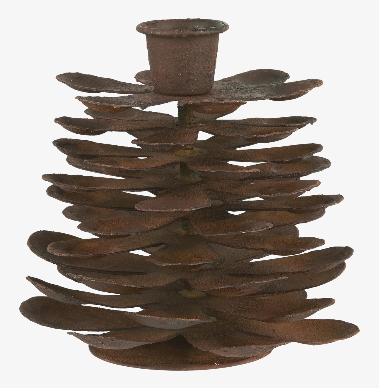 Ljusstake Kotte Rost från IB Laursen i rustik design