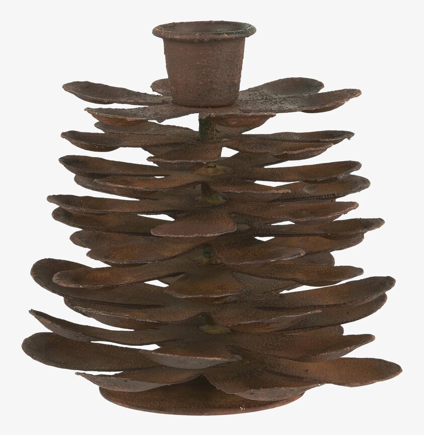 Ljusstake Kotte Rost från IB Laursen i rustik design