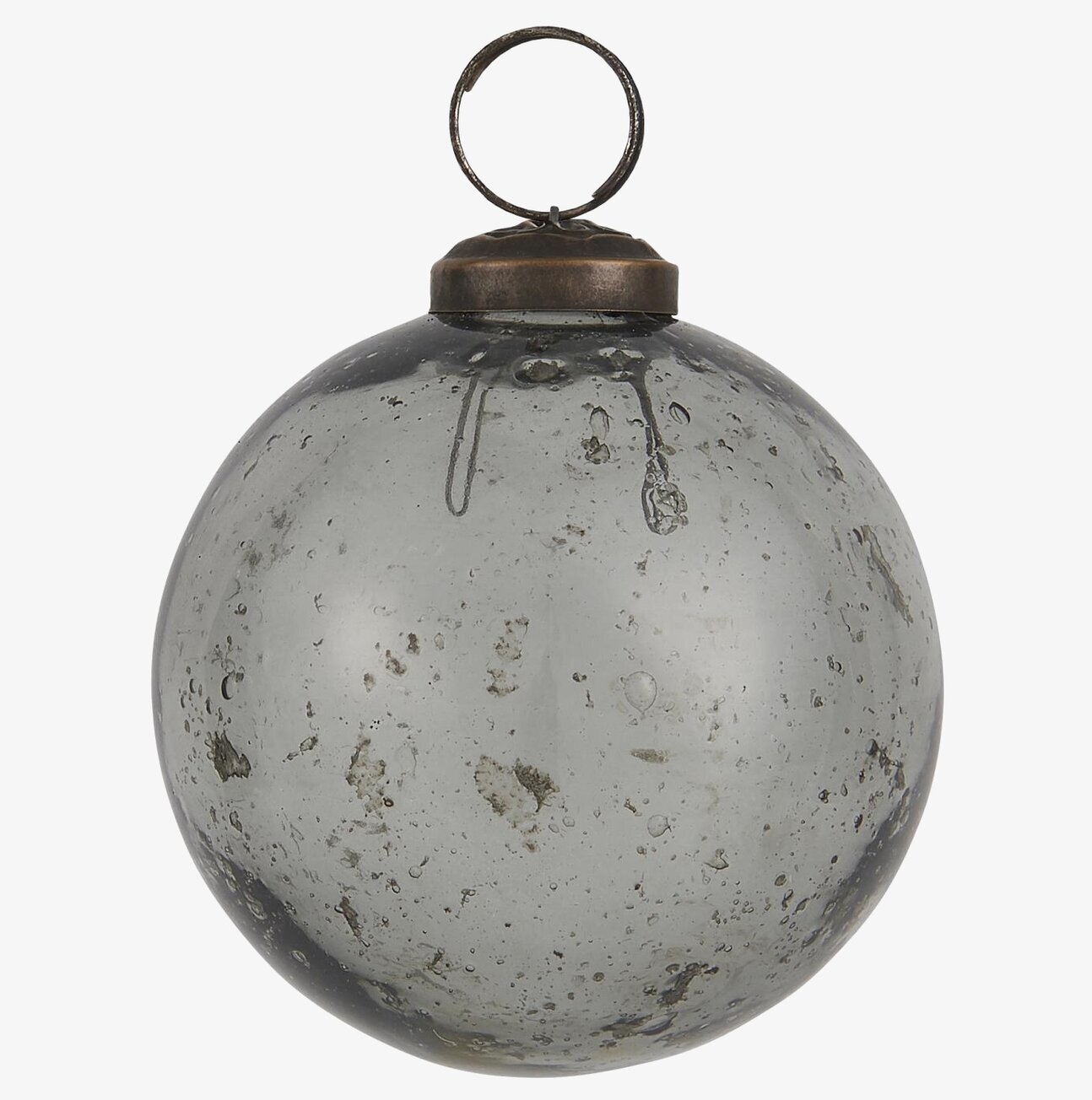 Julkula Pebbled Glass Smoke från IB Laursen i rökigt glas