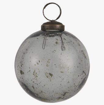 Julkula Pebbled Glass Smoke från IB Laursen i rökigt glas
