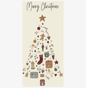 Servetter - Christmas från IB Laursen med julgransmotiv