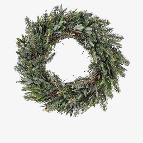 Grankrans Ø 40 cm från Mr Plant mot vit bakgrund