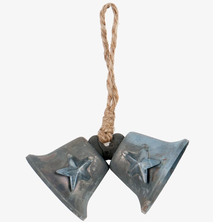 Dekoration Klocka från Mr Plant med två metallklockor