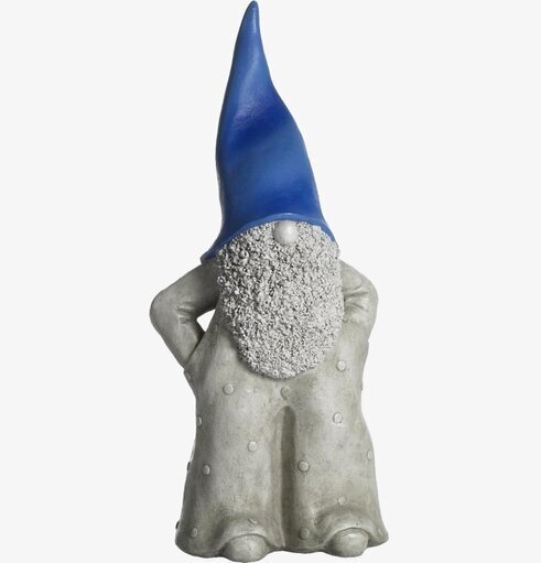 Tomten Elmer 34 cm från Nääsgränsgården med blå luva