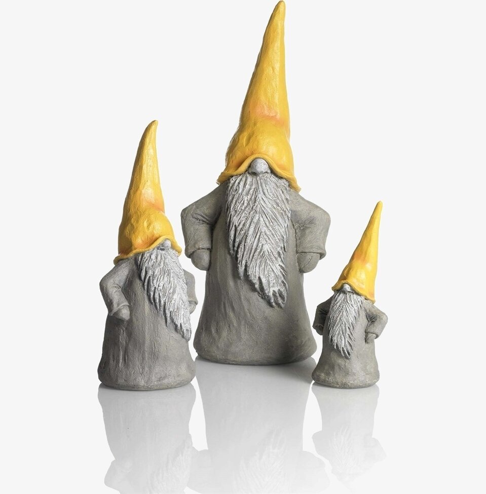 Tomten Björn Gul 37 Cm från Nääsgränsgården med gul luva