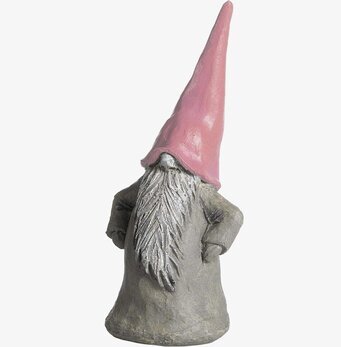 Tomten Björn Rosa 28 Cm från Nääsgränsgården med rosa hatt