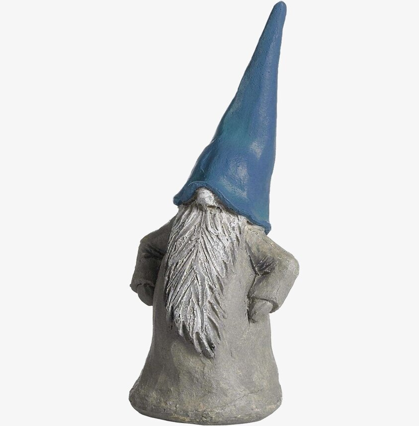 Tomten Björn Blå 28 Cm från Nääsgränsgården i julmiljö