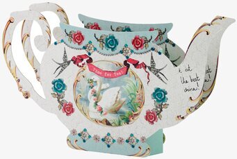 Vas Tekanna Pastries & Pearl från Talking Tables, vintage-stil