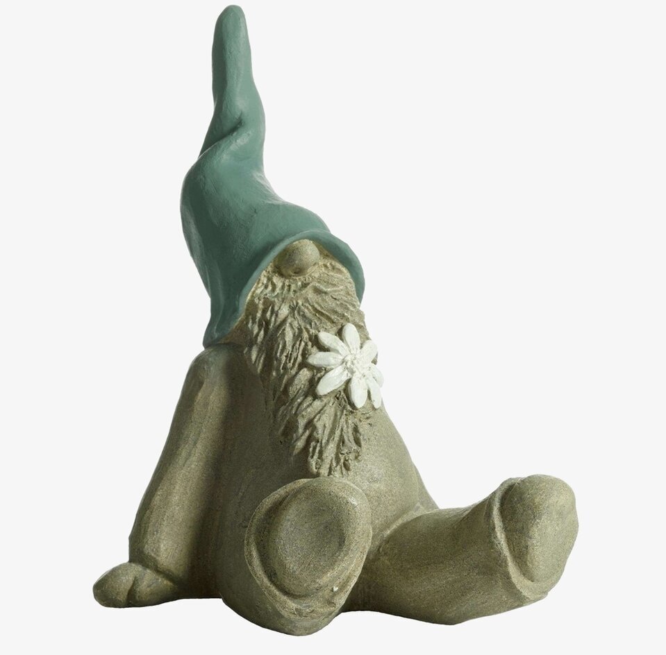 Tomten Björn Vilande Grön från Nääsgränsgården i vila