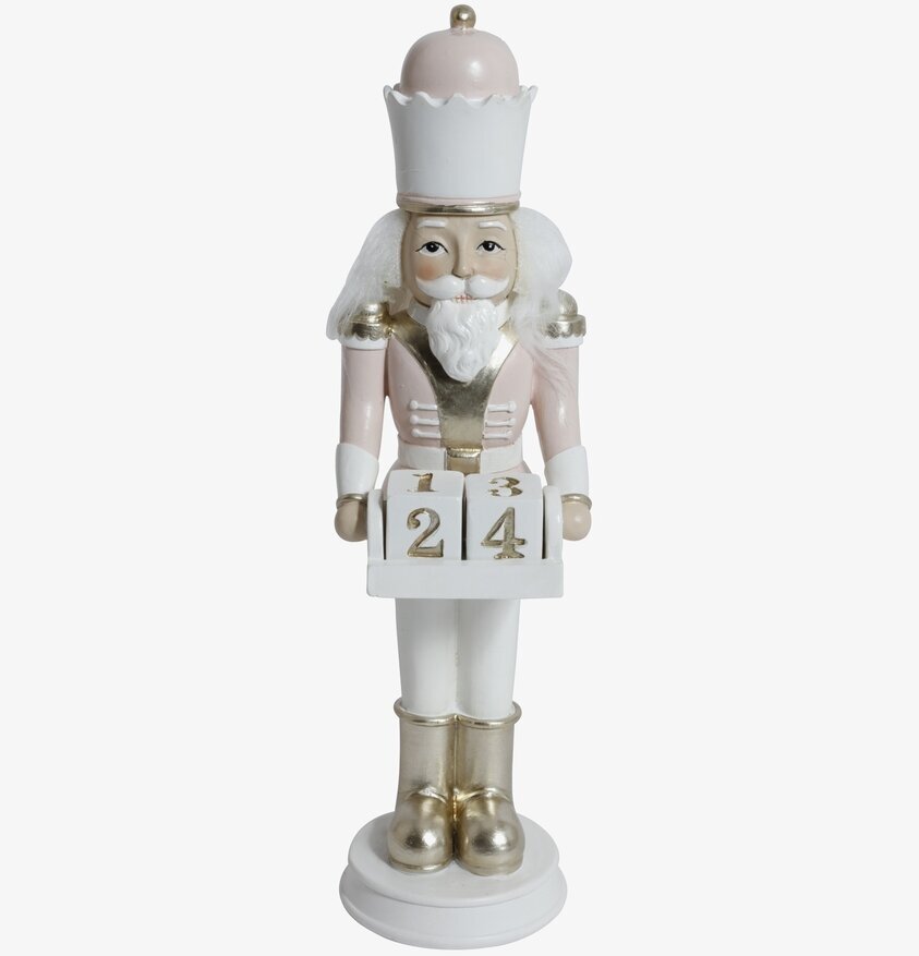 Nötknäppare Almanacka Rosa 22 Cm från Silkflower, dekorativ