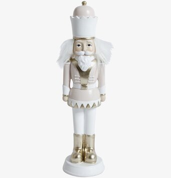 Nötknäppare Rosa 22 Cm från Silkflower, elegant och detaljrik