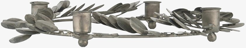 Adventsljusstake Blad från IB Laursen med metallblad