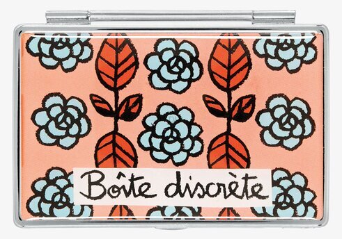 Tampongetui från Derriére la porte med blommigt mönster