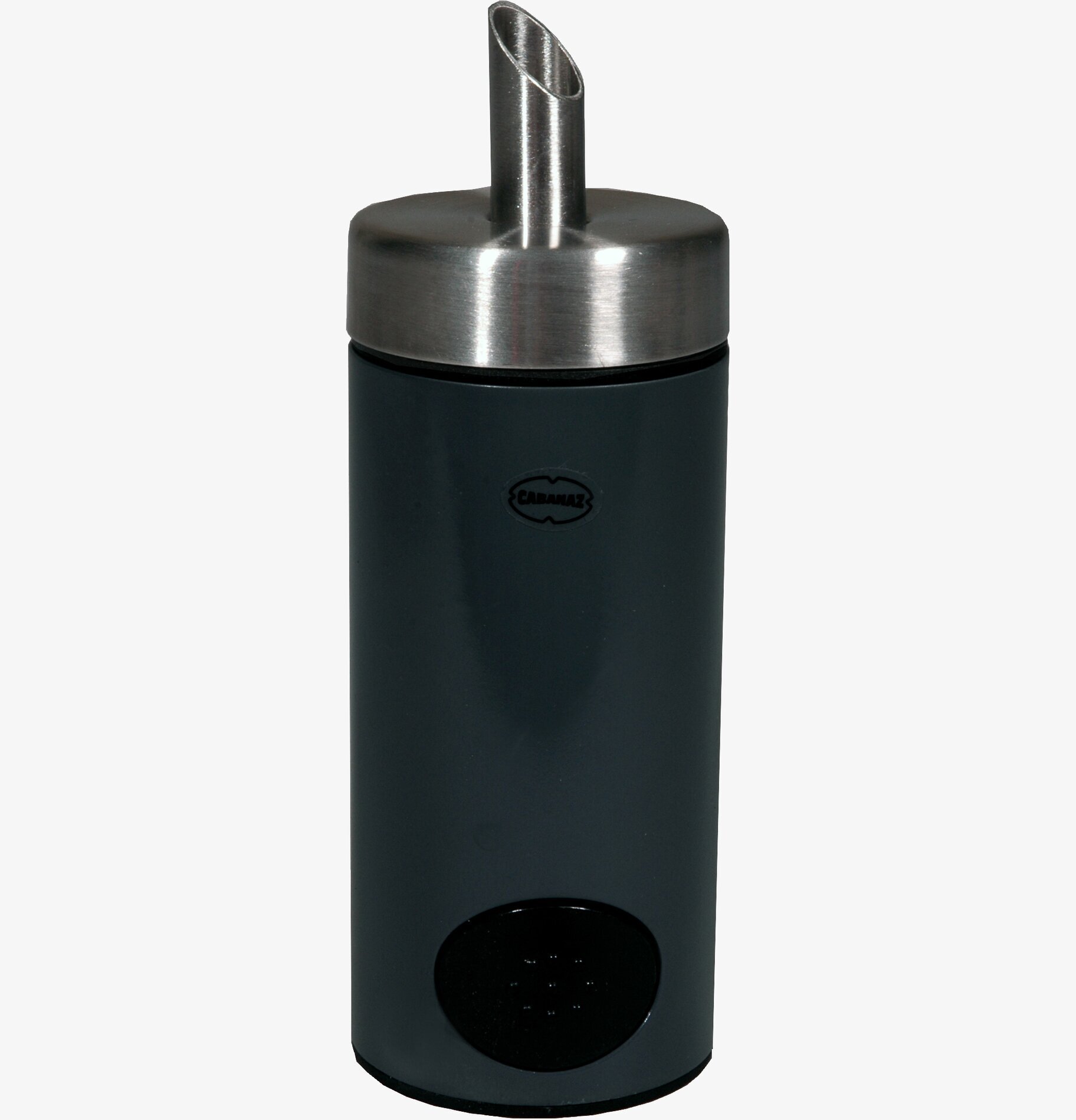 Ströare Grå från Cabanaz, cylindrisk med rostfri ståltopp