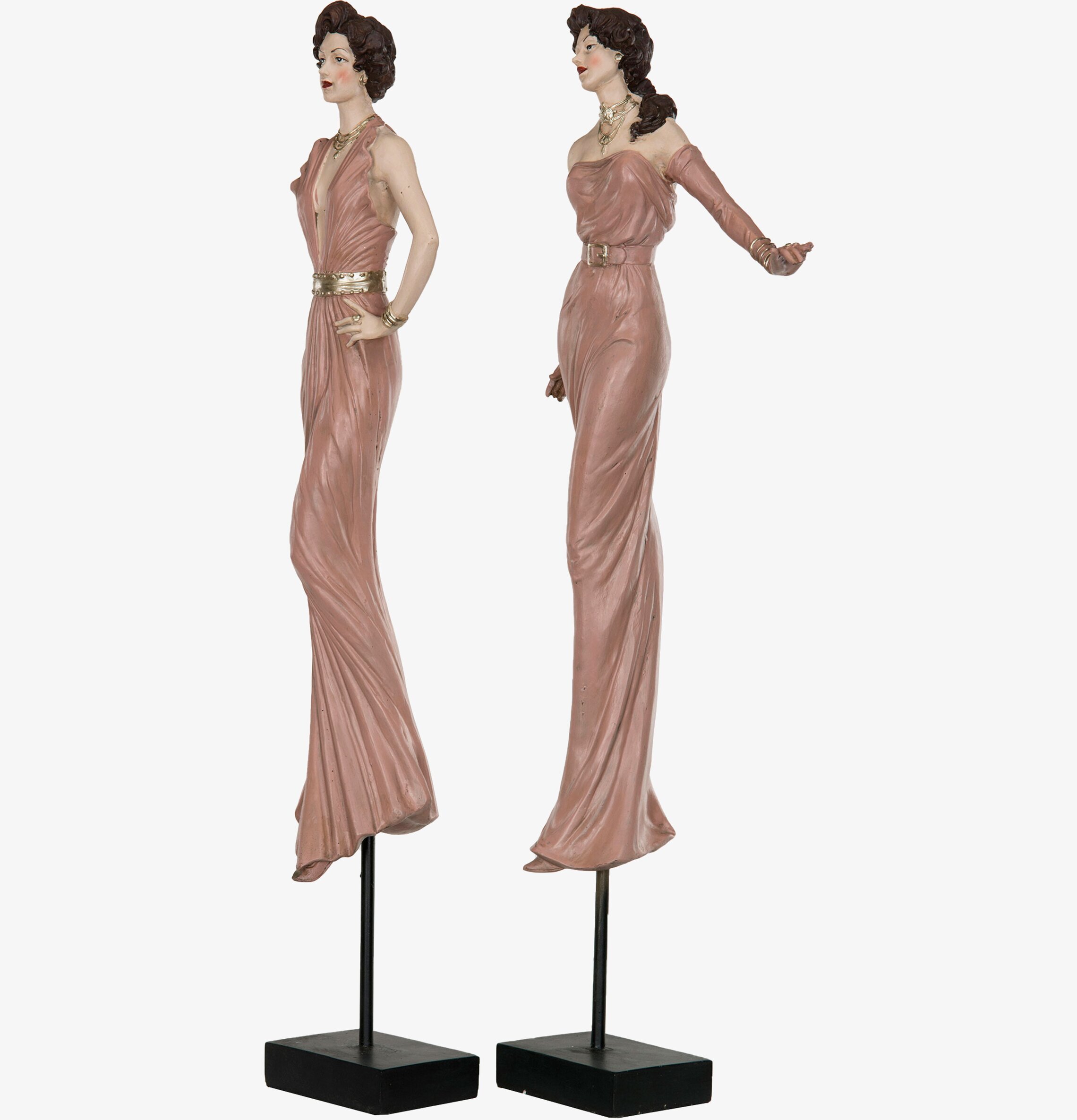 Ladies Elegant Mix av A Lot Decoration: två skulpturer