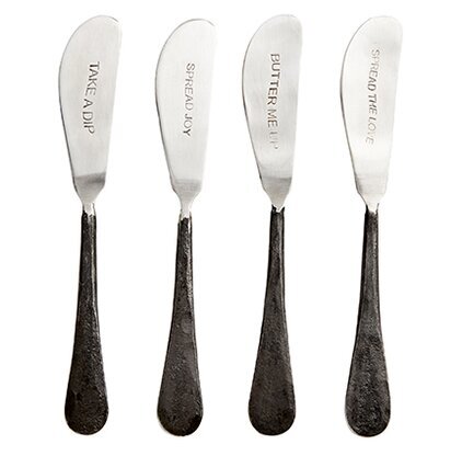 Odin Smörknivar Set/4 från Affari med eleganta detaljer
