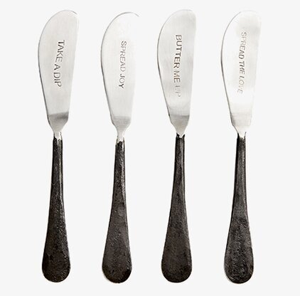 Odin Smörknivar Set/4 från Affari med eleganta detaljer