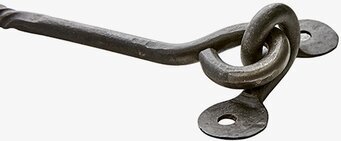 Hasp Loke S Svart från Affari, robust och funktionell hasp