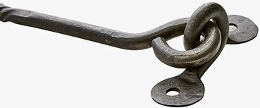 Hasp Loke S Svart från Affari, robust och funktionell hasp