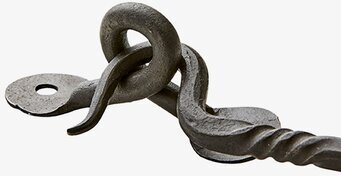 Hasp Loke S Svart från Affari, robust och stilren hasp