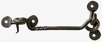 Hasp Loke S Svart från Affari, robust och stilren hasp